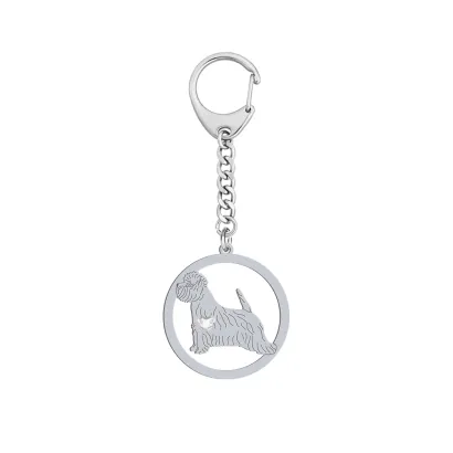Brelok z sercem psem West Highland White Terrier srebro GRAWER GRATIS - MEJK Jewellery