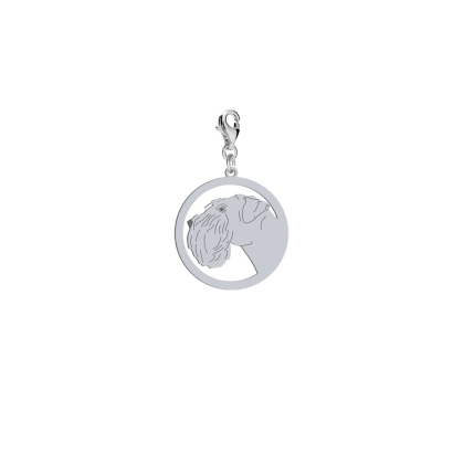 Silver Schnauzer charms, FREE ENGRAVING - MEJK Jewellery