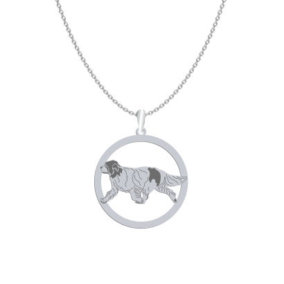 Silver Landseer necklace, FREE ENGRAVING - MEJK Jewellery
