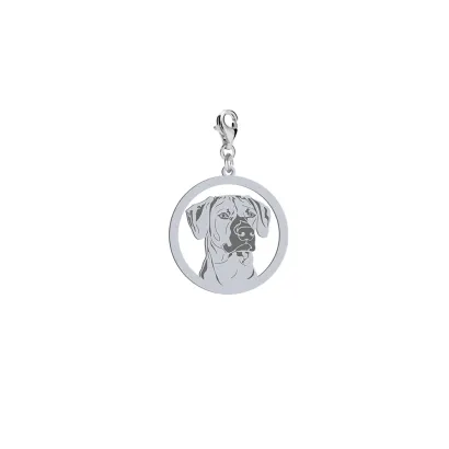 Charms z psem Rhodesian Ridgeback srebro GRAWER GRATIS - MEJK Jewellery