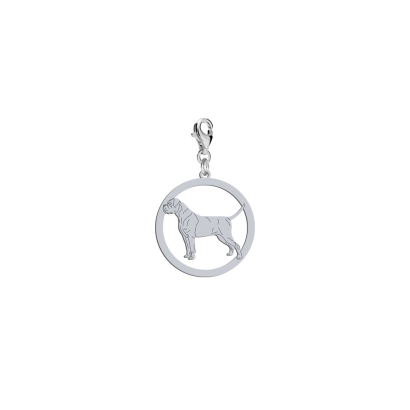 Silver Cane Corso charms, FREE ENGRAVING - MEJK Jewellery