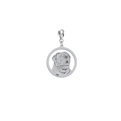 Charms z psem Dogiem de Bordeaux srebro GRAWER GRATIS - MEJK Jewellery