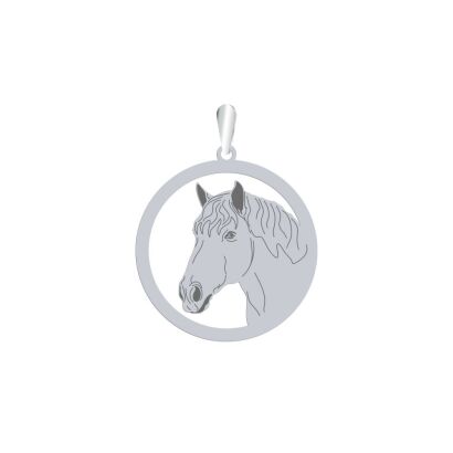 Zawieszka Koń Perszeron srebro - MEJK Jewellery