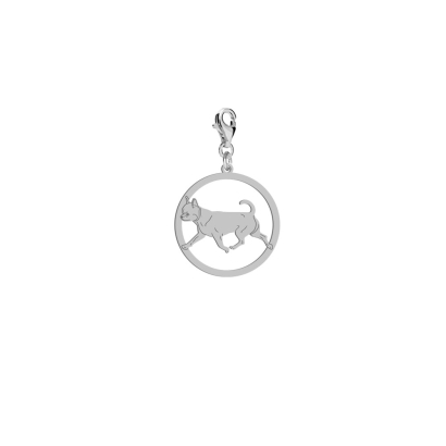 Silver Short-haired Chihuahua charms, FREE ENGRAVING - MEJK Jewellery