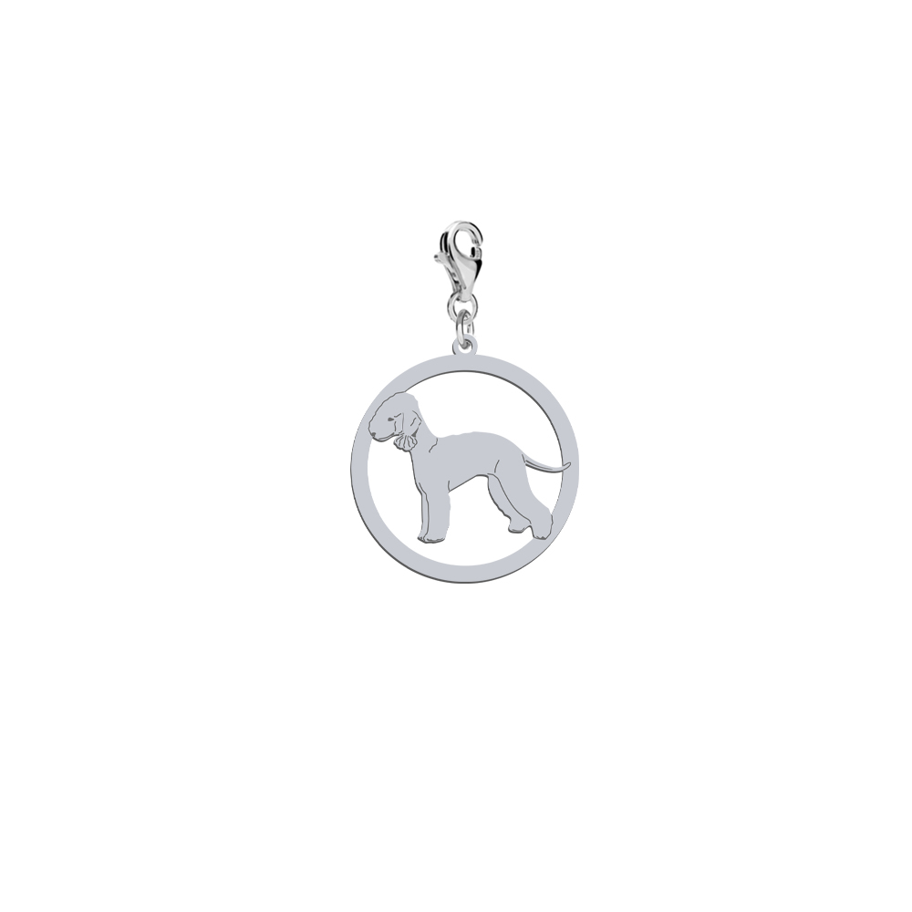 Silver Bedlington Terrier charms - MEJK Jewellery
