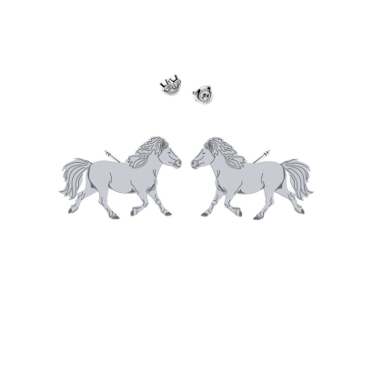Silver Shetland pony earrings - MEJK Jewellery