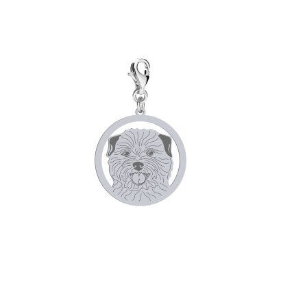 Charms z psem Norfolk Terrier srebro GRAWER GRATIS - MEJK Jewellery
