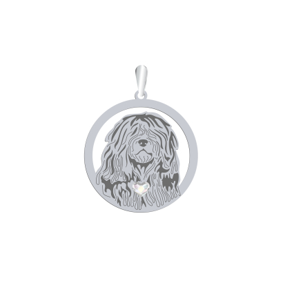 Silver Bergamasco shepherd pendant, FREE ENGRAVING - MEJK Jewellery