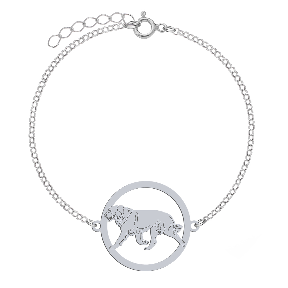 Bransoletka z psem Tatra Shepherd Dog srebro GRAWER GRATIS - MEJK Jewellery