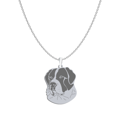 Naszyjnik Owczarek Środkowoazjatycki srebro 925 GRAWER GRATIS - MEJK Jewellery