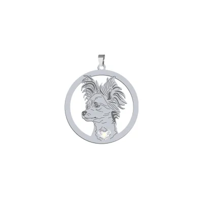 Zawieszka z psem Rosyjski Toy srebro GRAWER GRATIS - MEJK Jewellery