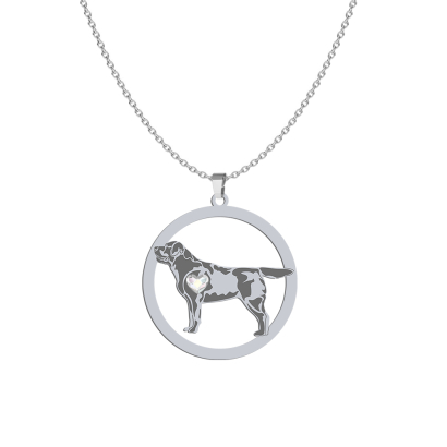 Naszyjnik z psem Labrador Retriever srebro GRAWER GRATIS - MEJK Jewellery