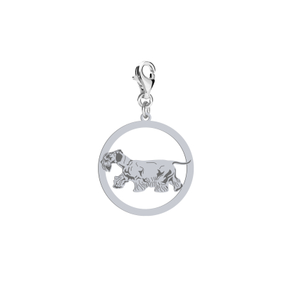 Charms z psem Cesky Terrier srebro - MEJK Jewellery