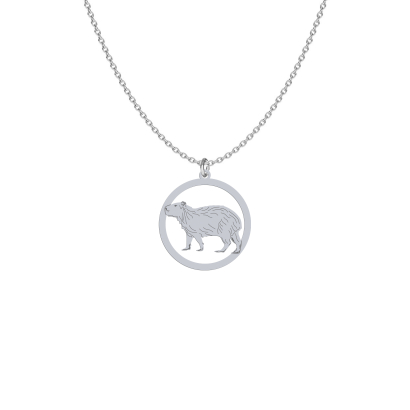 Naszyjnik Srebrny z Kapibarą GRAWER GRATIS - Mejk Jewellery