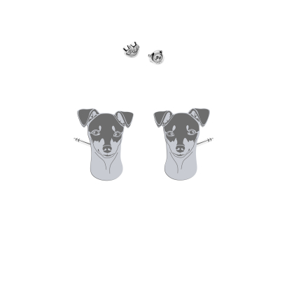 Silver Japanese Terrier earrings - MEJK Jewellery