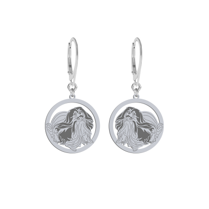Silver Phalene earrings, FREE ENGRAVING - MEJK Jewellery