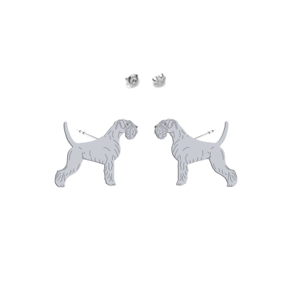 Silver Schnauzer earrings - MEJK Jewellery