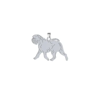 Zawieszka z psem Gryfonik Belgijski srebro GRAWER GRATIS - MEJK Jewellery