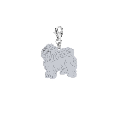 Silver Bichon Bolognese Dog charms - MEJK Jewellery