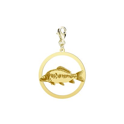 Charms KARP srebro pozłacane - MEJK Jewellery