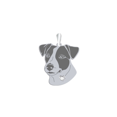 Zawieszka Jack Russell Terrier Krótkowłosy srebro 925 GRAWER GRATIS - MEJK Jewellery