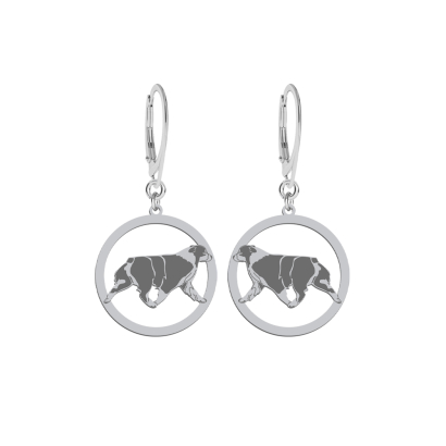 Silver Aussie earrings, FREE ENGRAVING - MEJK Jewellery