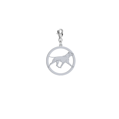 Charms z rasą American Staffordshire Terrier srebro - MEJK Jewellery