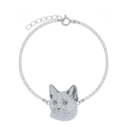 Silver Cats That bracelet, FREE ENGRAVING - MEJK Jewellery