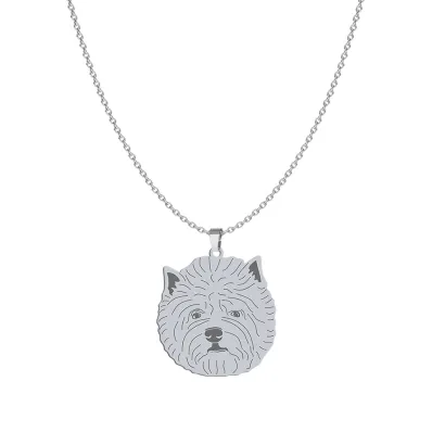 Naszyjnik z psem West Highland White Terrier srebro GRAWER GRATIS - MEJK Jewellery