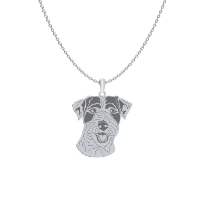 Naszyjnik z psem Parson Russell Terrier srebro GRAWER GRATIS - MEJK Jewellery