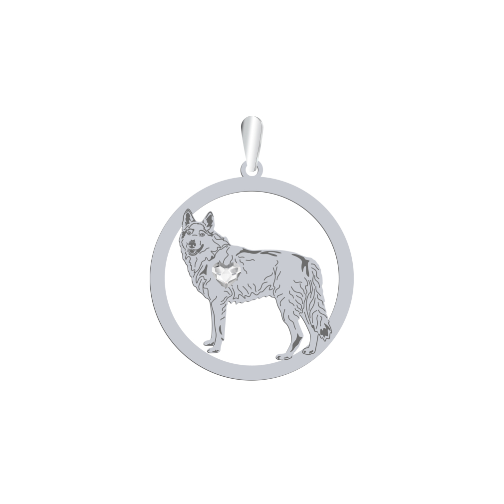 Zawieszka z psem Czechoslovakian Wolfdog srebro GRAWER GRATIS - MEJK Jewellery