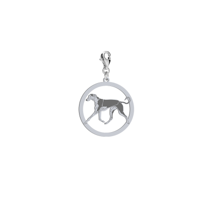 Silver Polish Greyhound engraved charms - MEJK Jewellery