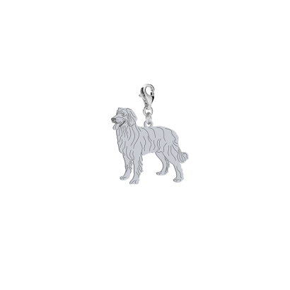 Silver Hovawart charms, FREE ENGRAVING - MEJK Jewellery
