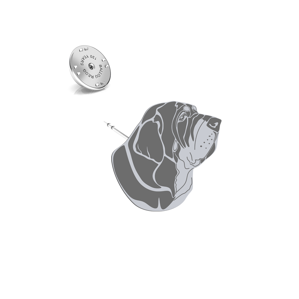 Silver Spanish Mastiff pin - MEJK Jewellery