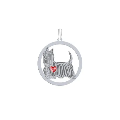 Zawieszka z psem Australijski Silky Terrier GRAWER GRATIS - MEJK Jewellery