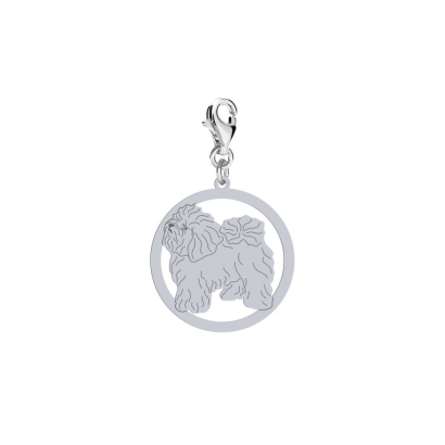 Silver Bichon Bolognese Dog charms - MEJK Jewellery