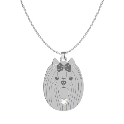 Naszyjnik z psem Yorkshire Terrier srebro GRAWER GRATIS - MEJK Jewellery