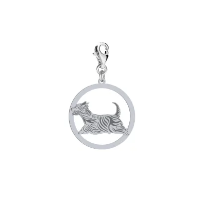 Charms z psem Australian Silky Terrier srebro GRAWER GRATIS - MEJK Jewellery