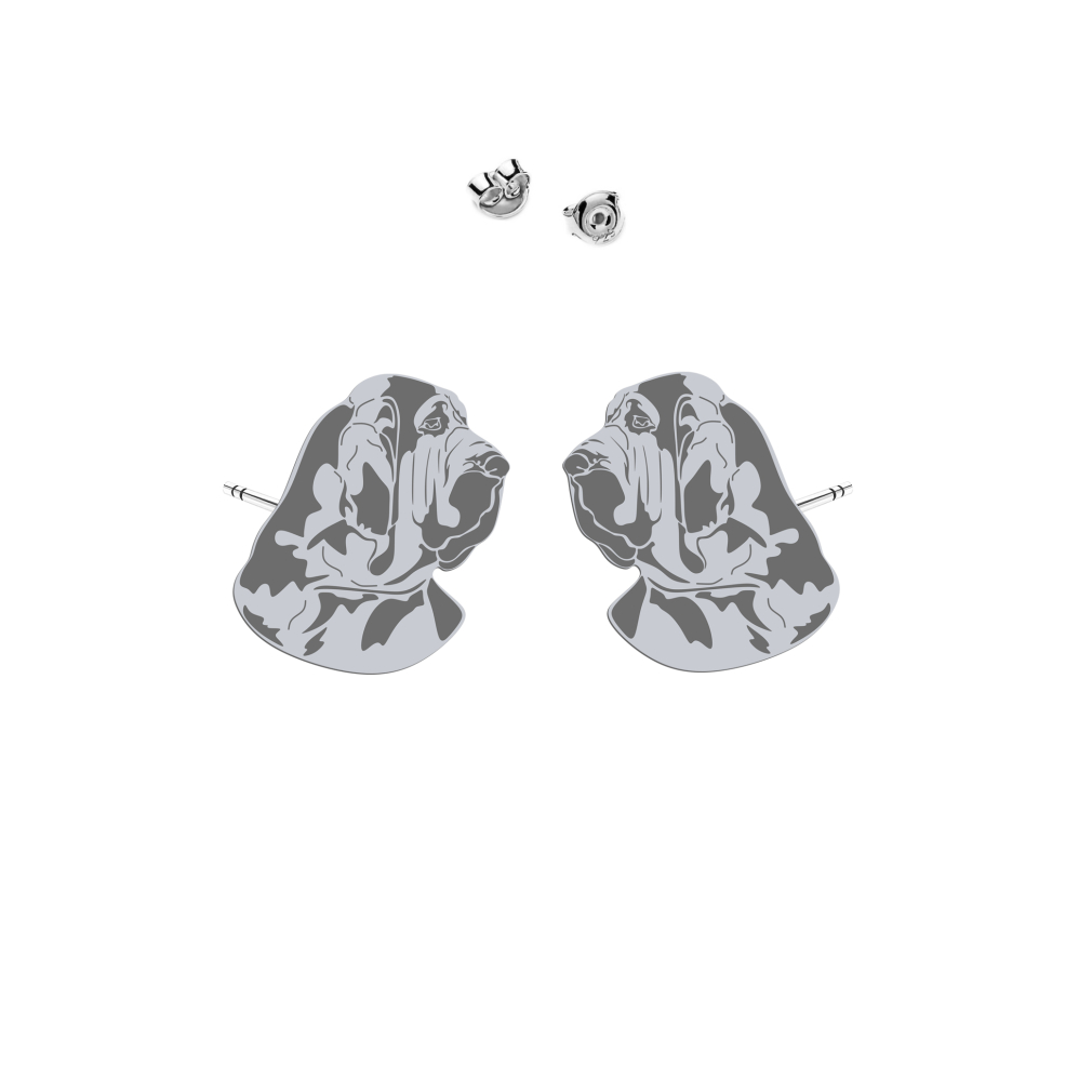 Silver Bloodhound earrings - MEJK Jewellery