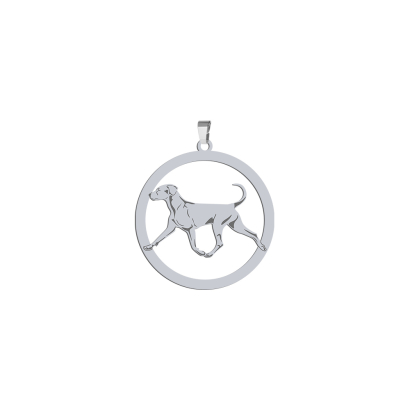 Silver German Pinscher pendant, FREE ENGRAVING - MEJK Jewellery