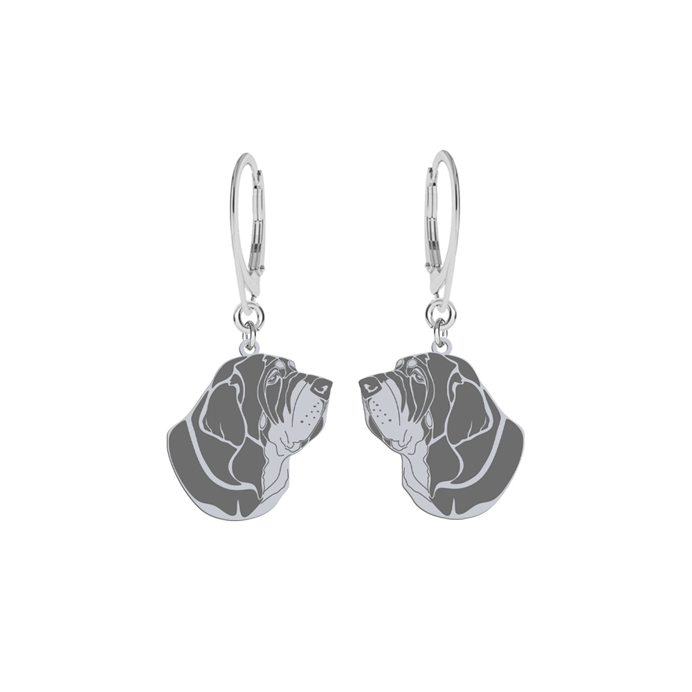 Silver Spanish Mastiff earrings, FREE ENGRAVING - MEJK Jewellery