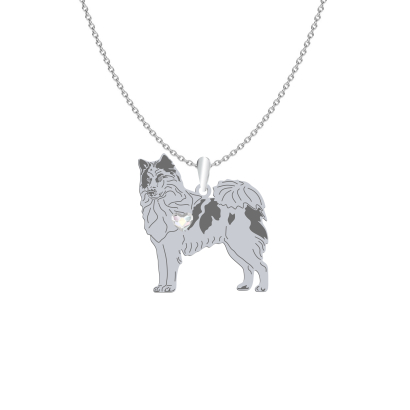 Naszyjnik z psem Yakutian Laika srebro GRAWER GRATIS - MEJK Jewellery