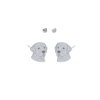 Silver Golden Retriever earrings - MEJK Jewellery