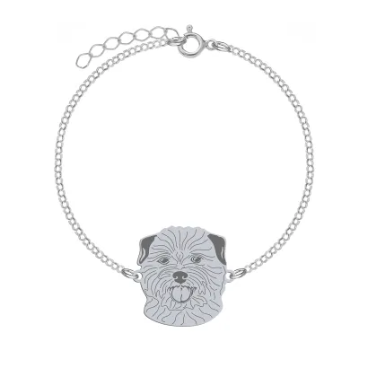 Bransoletka z psem Norfolk Terrier srebro GRAWER GRATIS - MEJK Jewellery