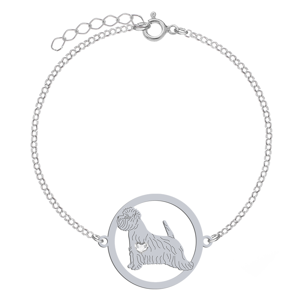 Silver West highland white terrier engraved bracelet - MEJK Jewellery