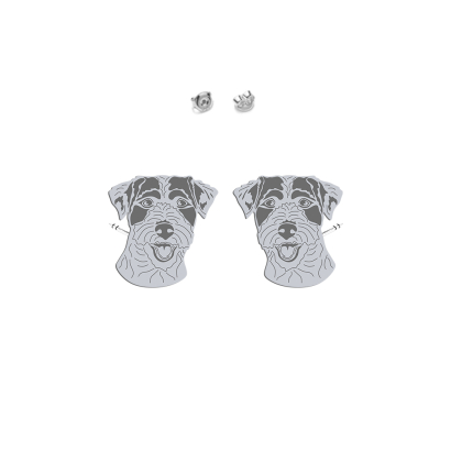 Silver Parson Russell Terrier earrings - MEJK Jewellery