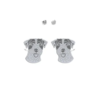 Kolczyki z psem Parson Russell Terrier srebro - MEJK Jewellery