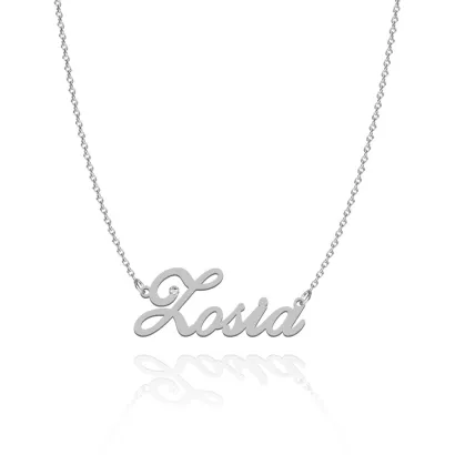 ZOSIA  necklace in rhodium-plated or gold-plated silver