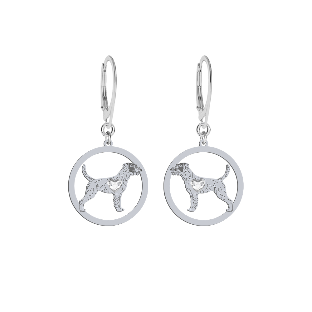 Kolczyki z psem Parson Russell Terrier srebro GRAWER GRATIS - MEJK Jewellery