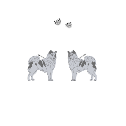 Silver Yakutian Laika earrings - MEJK Jewellery